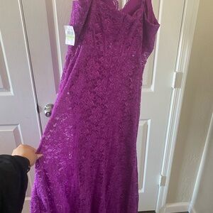 Night Way Collections Vibrant Purple Dress